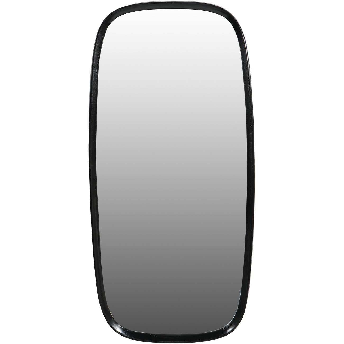 Lloyd Dark Graphite Textured Aluminium Mirror