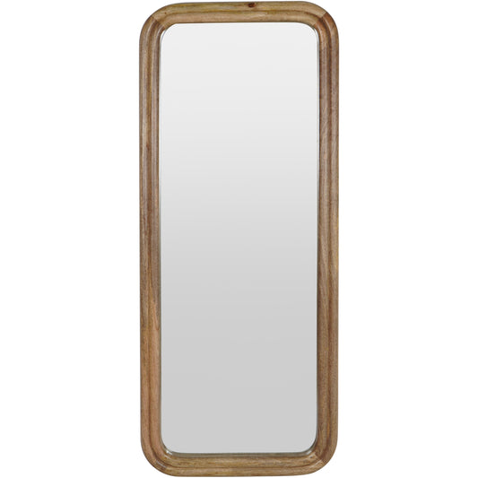 Leon Groove Edge Solid Wood Cheval Mirror