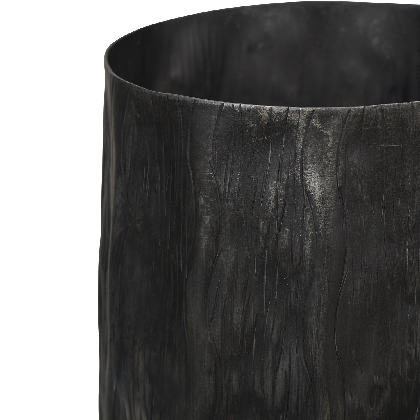 Holland Planters Set of Three Antique Pewter