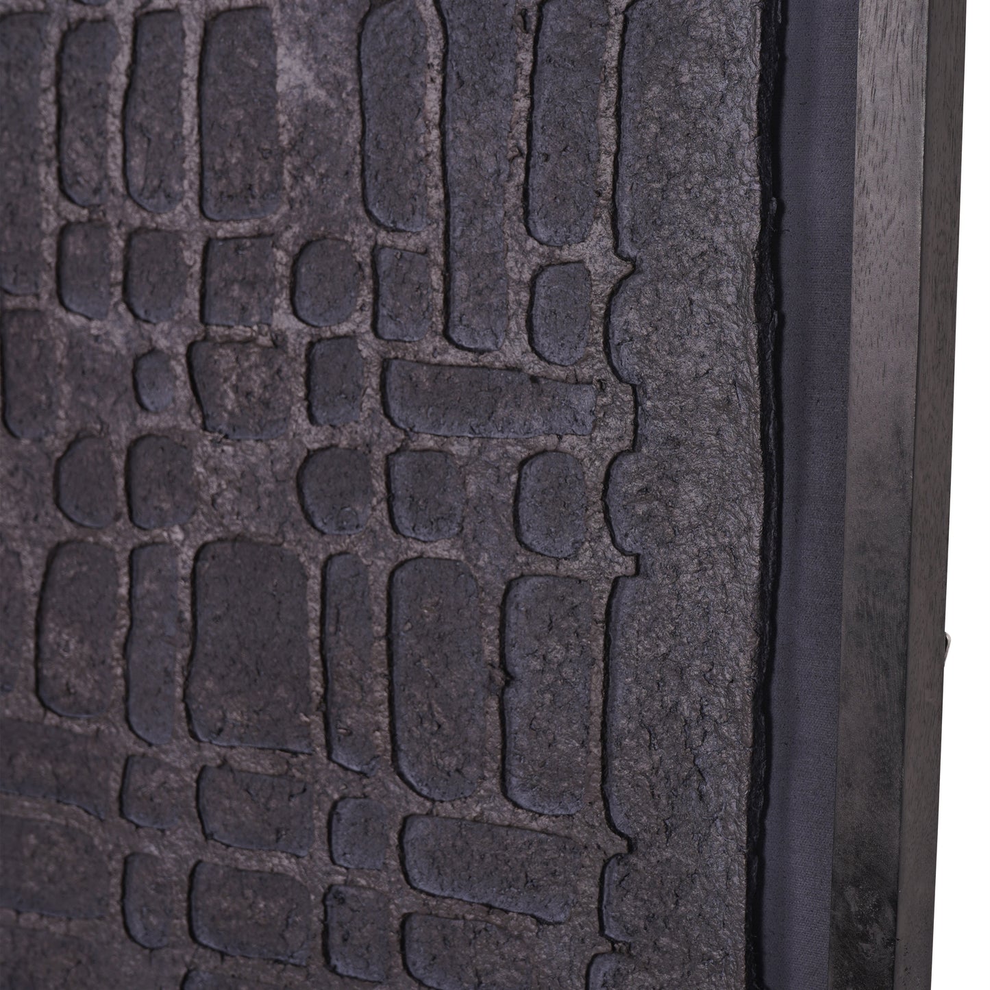 Trenton Large Black Wall Art Papier Mache 1