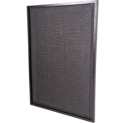 Trenton Large Black Wall Art Papier Mache 2