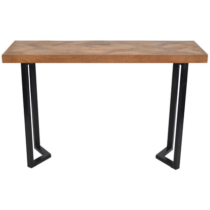 Marston Geometric II Wooden Hall Console Table