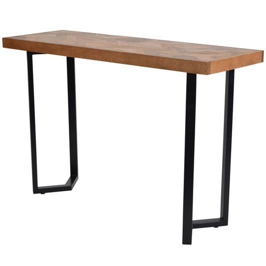 Marston Geometric II Wooden Hall Console Table
