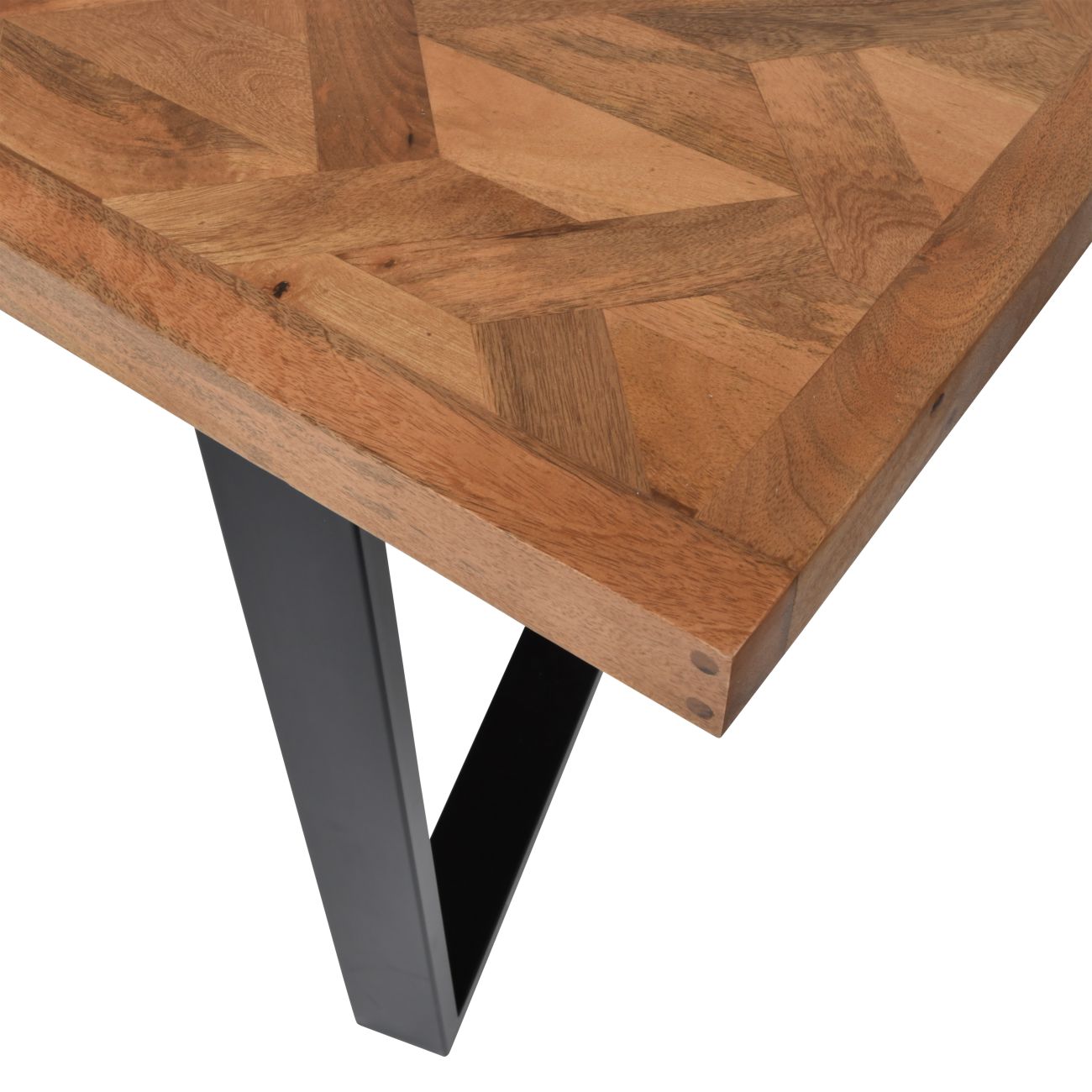 Marston II Geometric Wooden Dining Table