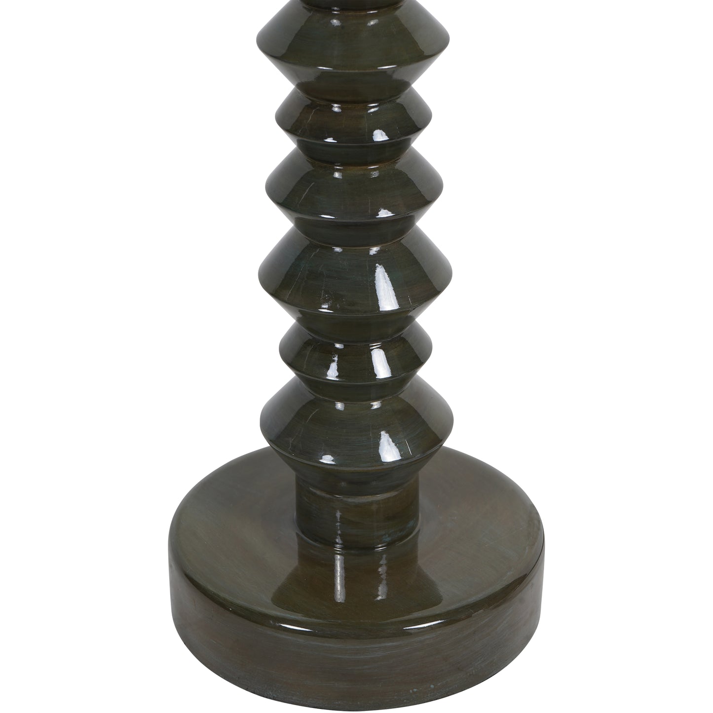 Lacquer Table Lamp Base with Shade