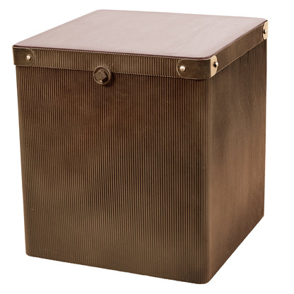 Hunter Corrugated Gold Coffee Table Small