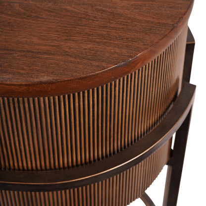 Hunter Corrugated Gold Console