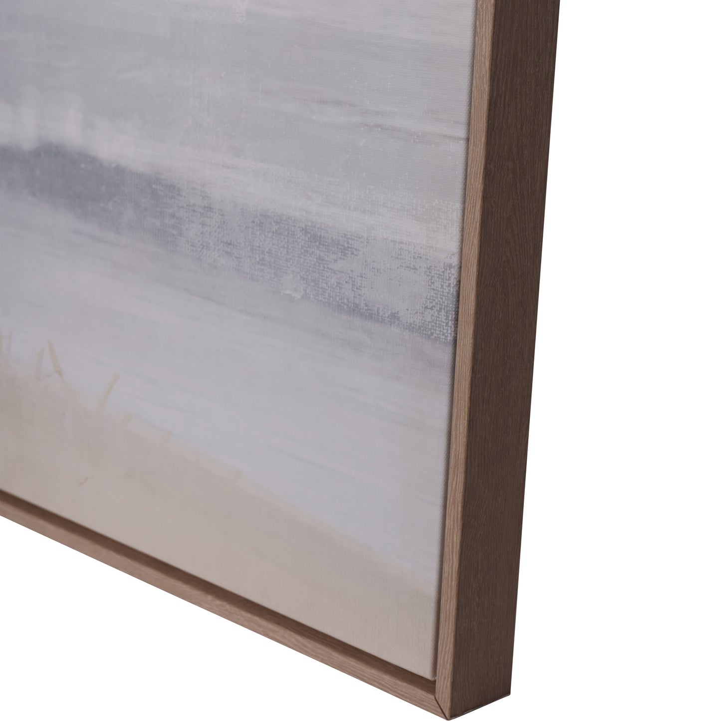 Blurred Seascape Framed Canvas