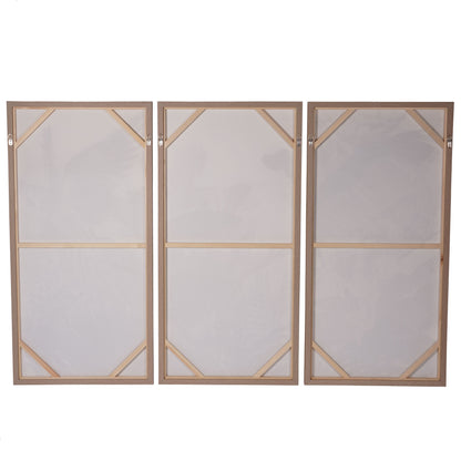 Framed Tropical Birds 3 Piece Canvas