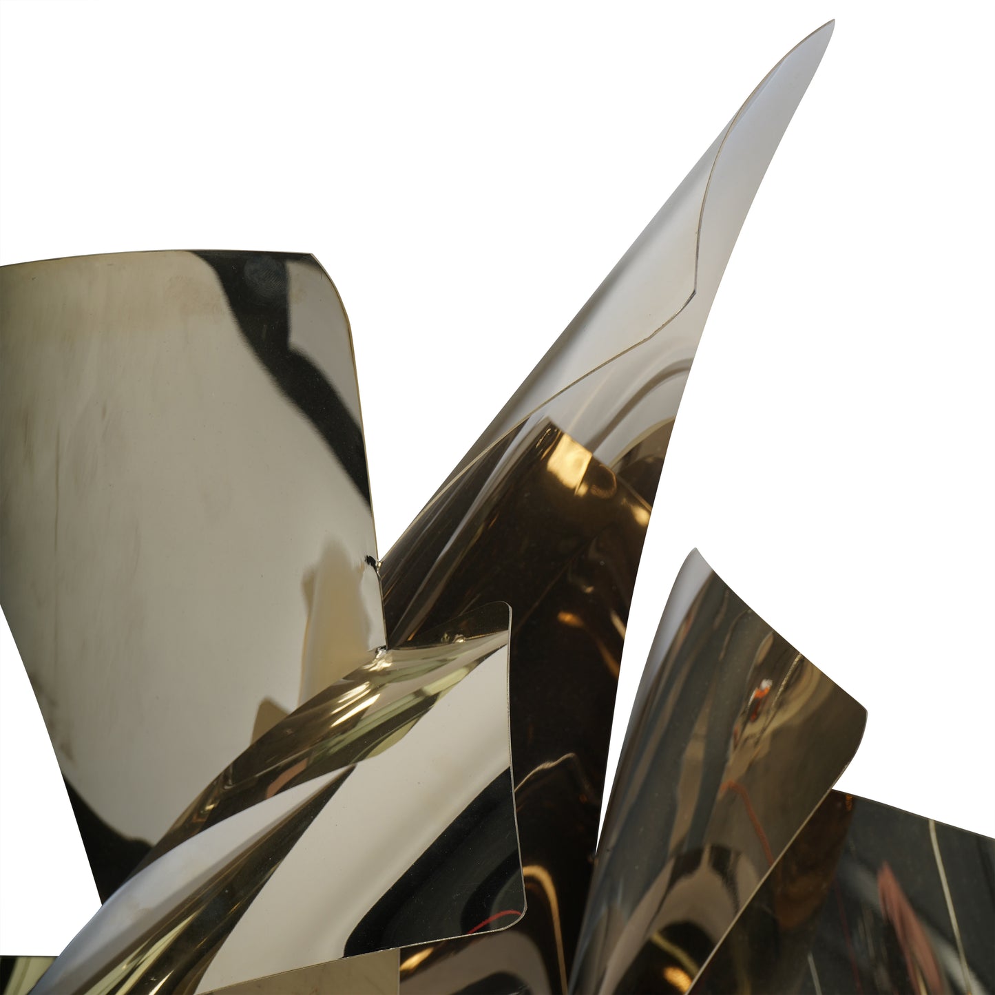 Stainless Steel Abstract Slice Wall Art