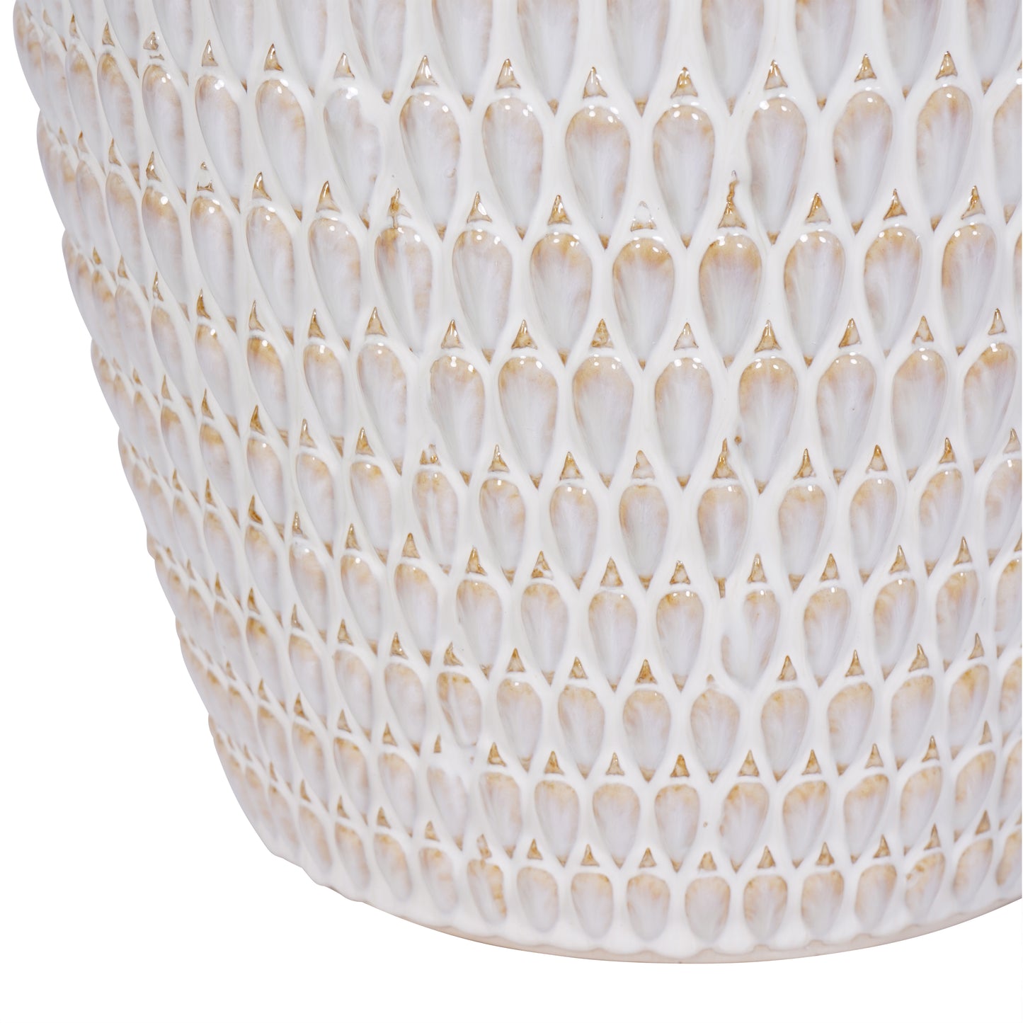 Mediterranean Reactive Glaze Ceramic Planter