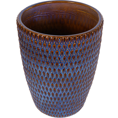 Mediterranean Reactive Glaze Ceramic Planter