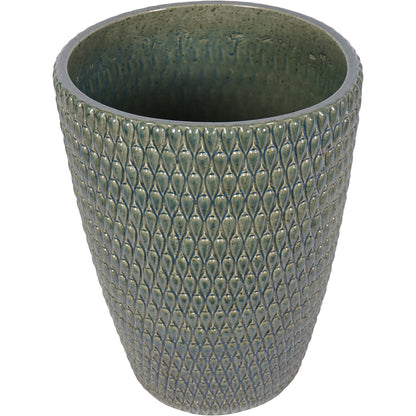 Mediterranean Reactive Glaze Ceramic Planter