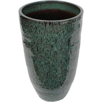 Mediterranean Reactive Glaze Ceramic Planter
