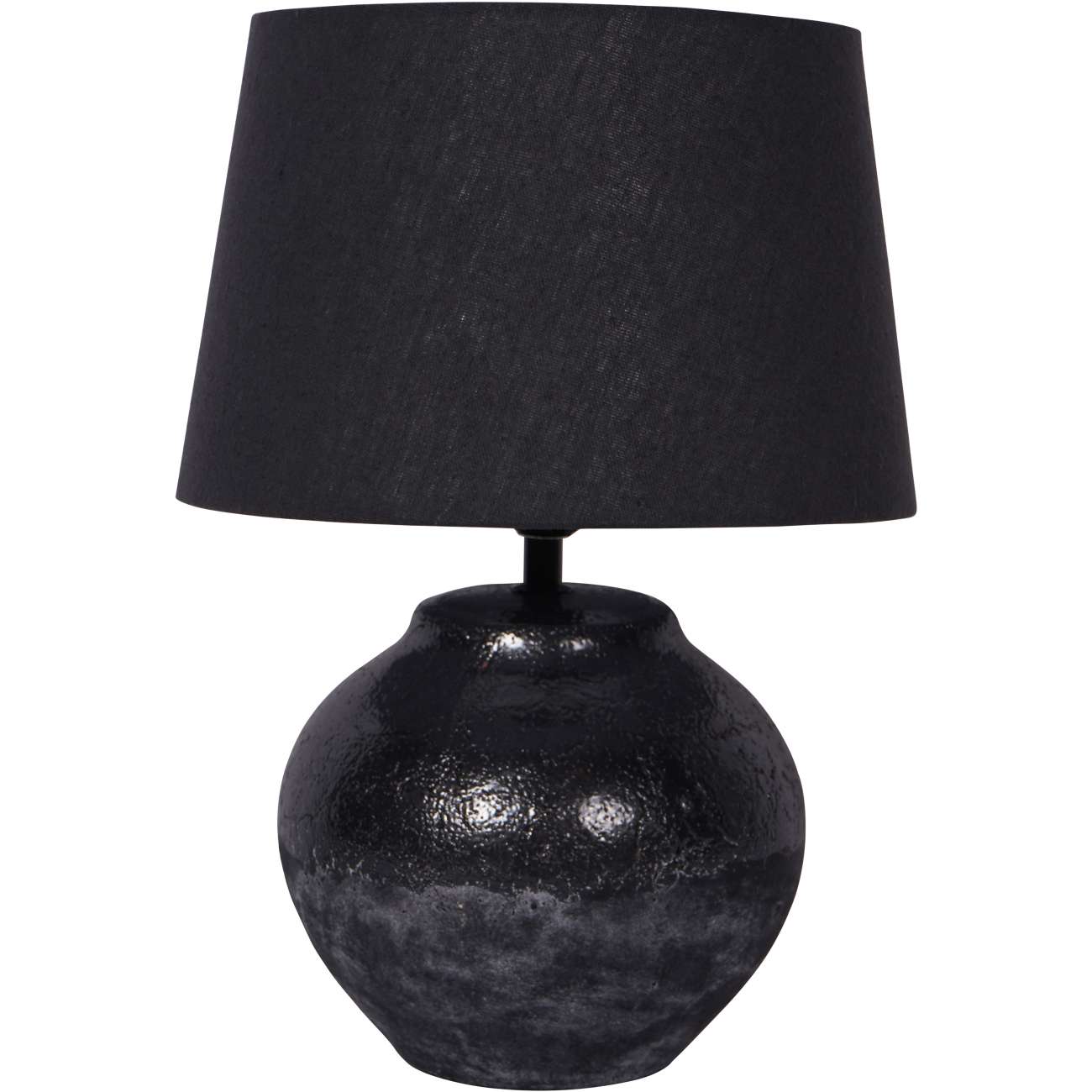 Skyline Black Table Lamp with Shade Small