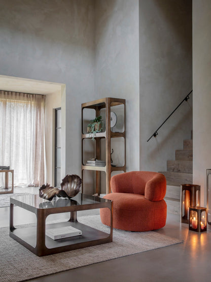 Luna Occasional Chair in Terracotta