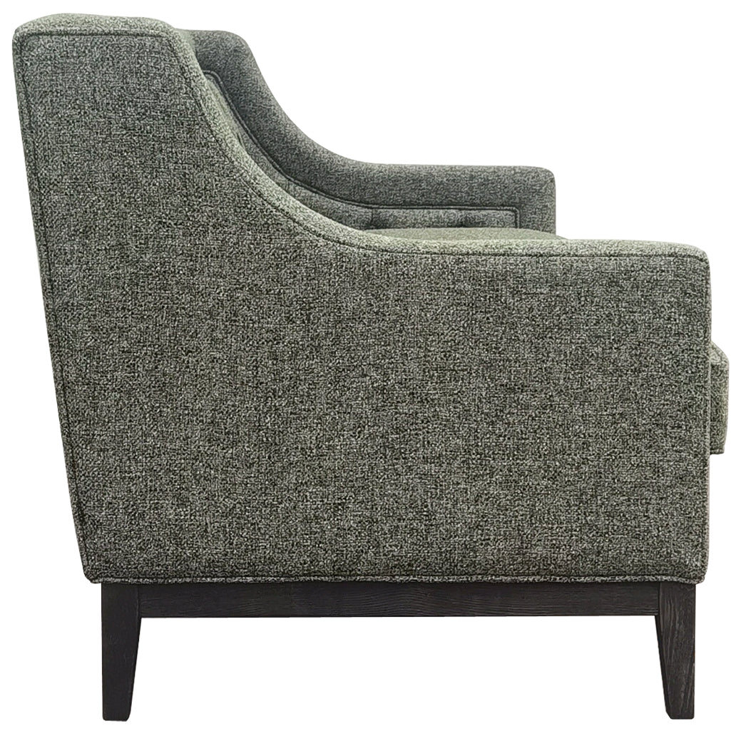 Theodore Buttoned Sofa Forest Green