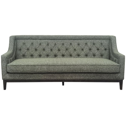 Theodore Buttoned Sofa Forest Green