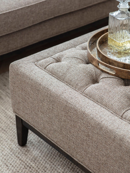 Theodore Buttoned XL Ottoman