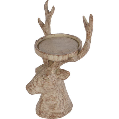 Laura Ashley Resin Deer Candleholder