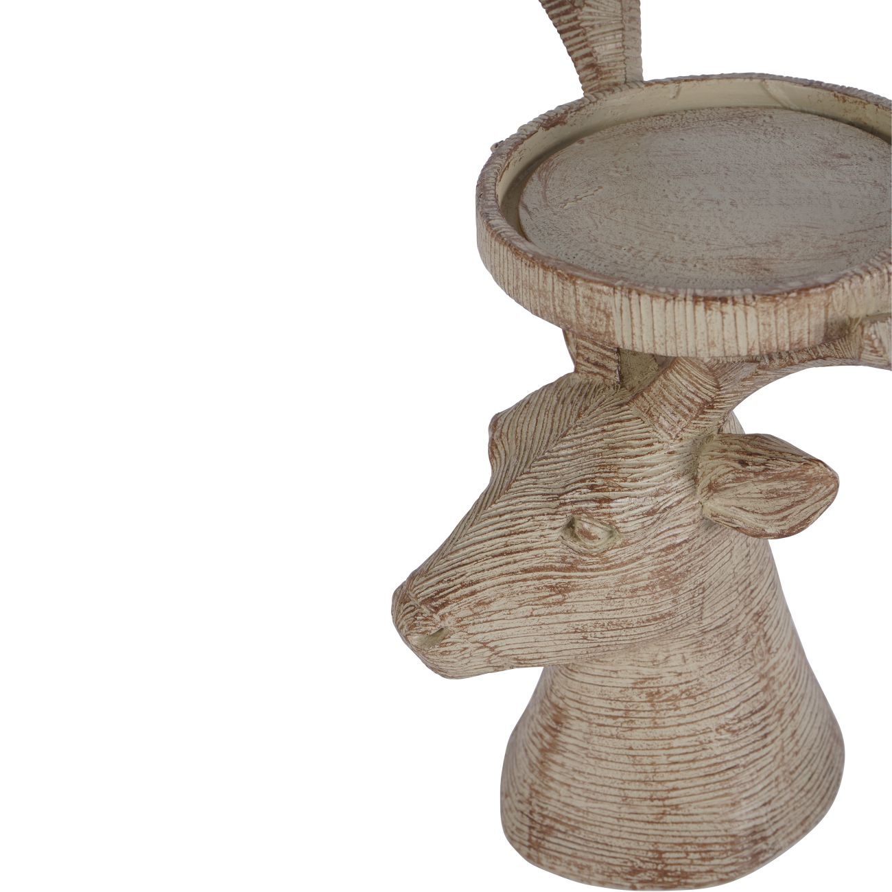 Laura Ashley Resin Deer Candleholder