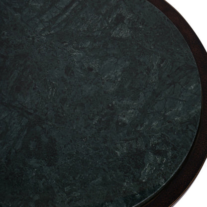 Iota Accent Table Green Panna Marble