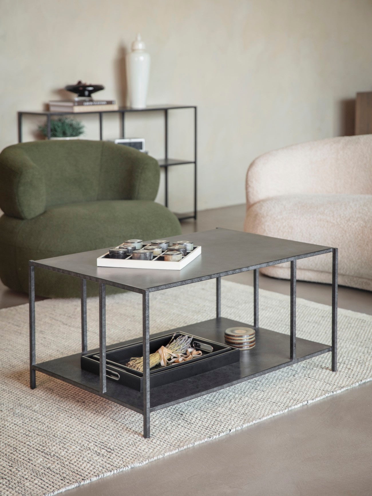 Brooks Coffee Table Mottled Black