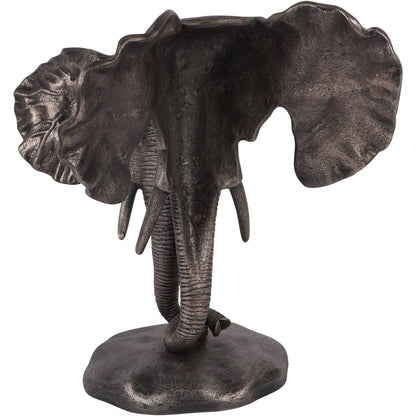 Kariba Cast Aluminium Nuzzling Elephants Sculpture