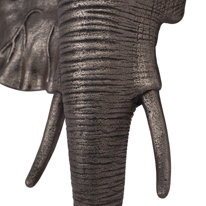 Kariba Cast Aluminium Elephant Wall Art