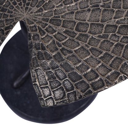 Lily Pad Leaf Side Table in Cast Aluminium