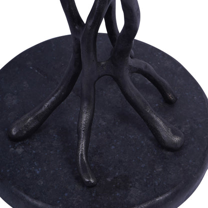 Lily Pad Leaf Side Table in Cast Aluminium