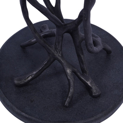 Lily Pad Leaf Trio Side Table in Cast Aluminium