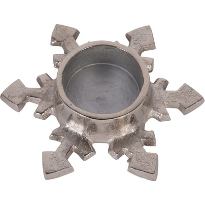 Laura Ashley Set of 3 Small Festive Snowflake Tealight Holders