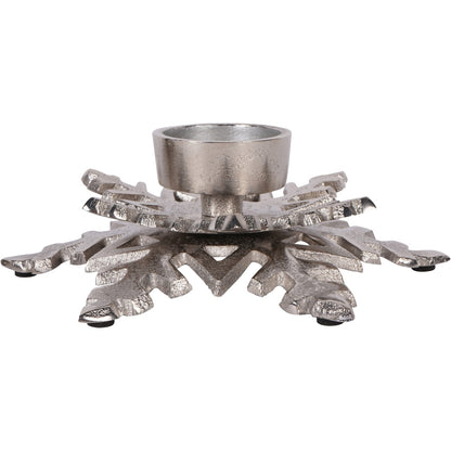 Laura Ashley Set of 2 Festive Snowflake Tealight Holders