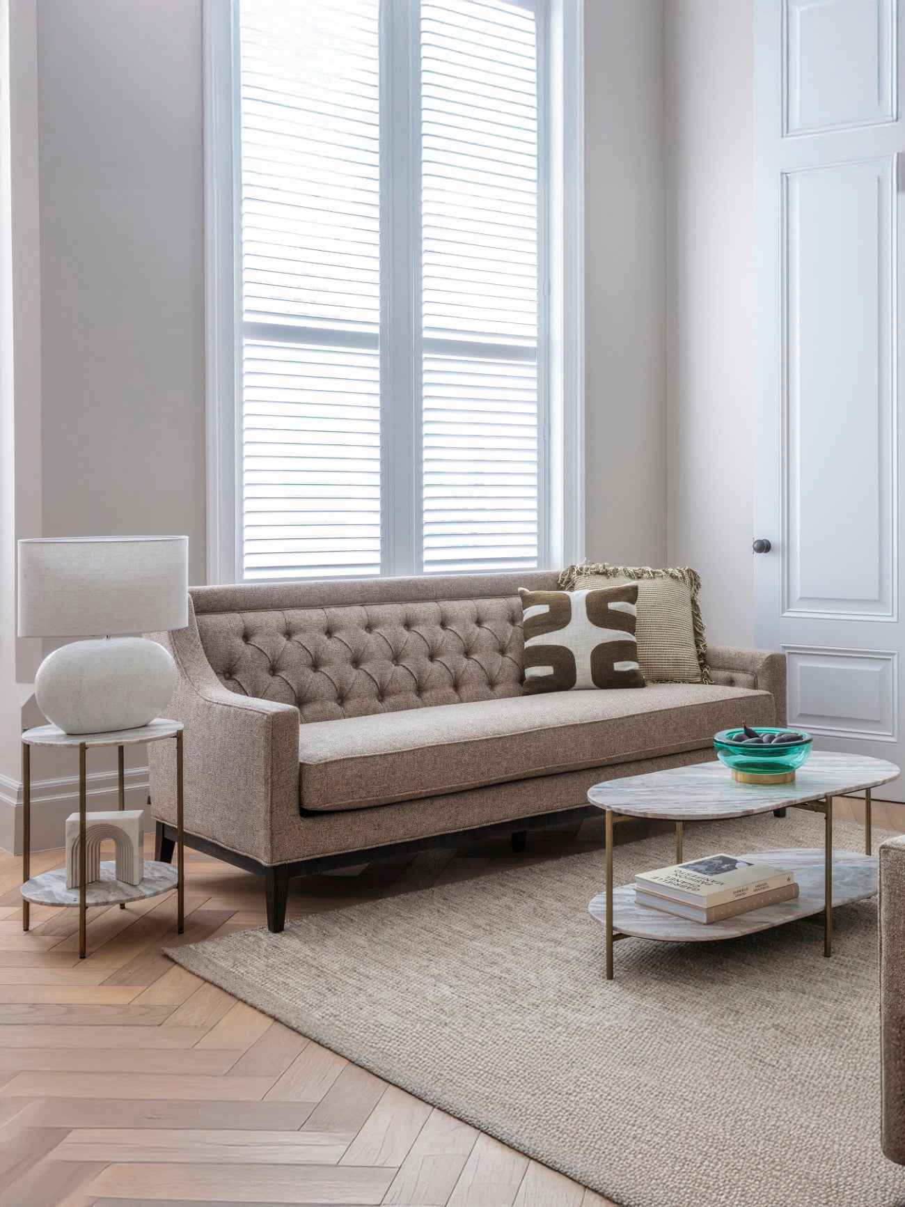 Toronto Marble Top and Base Coffee Table