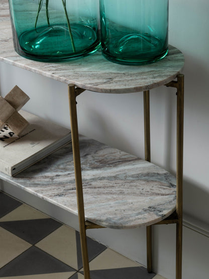 Toronto Marble Top and Base Console Table
