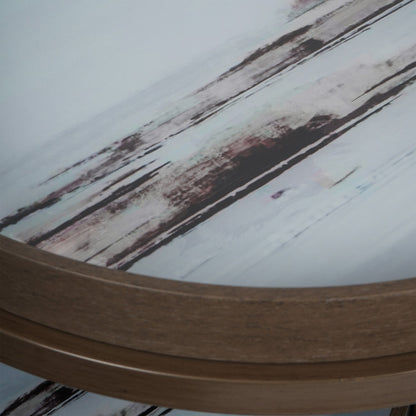 Blurred Seascape Set of 2 Side Tray Tables