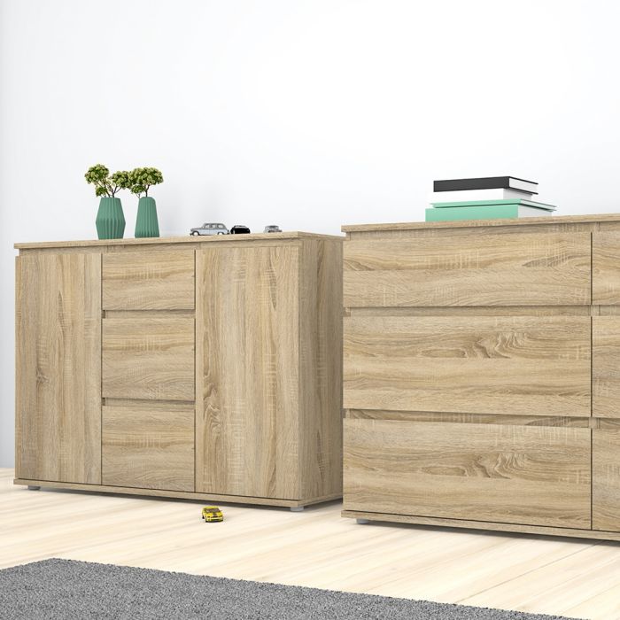 Nova Sideboard 3 Drawers 2 Doors