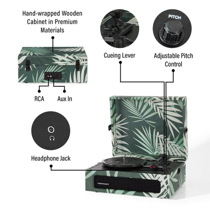 Voyager Portable Turntable (Botanical Green)