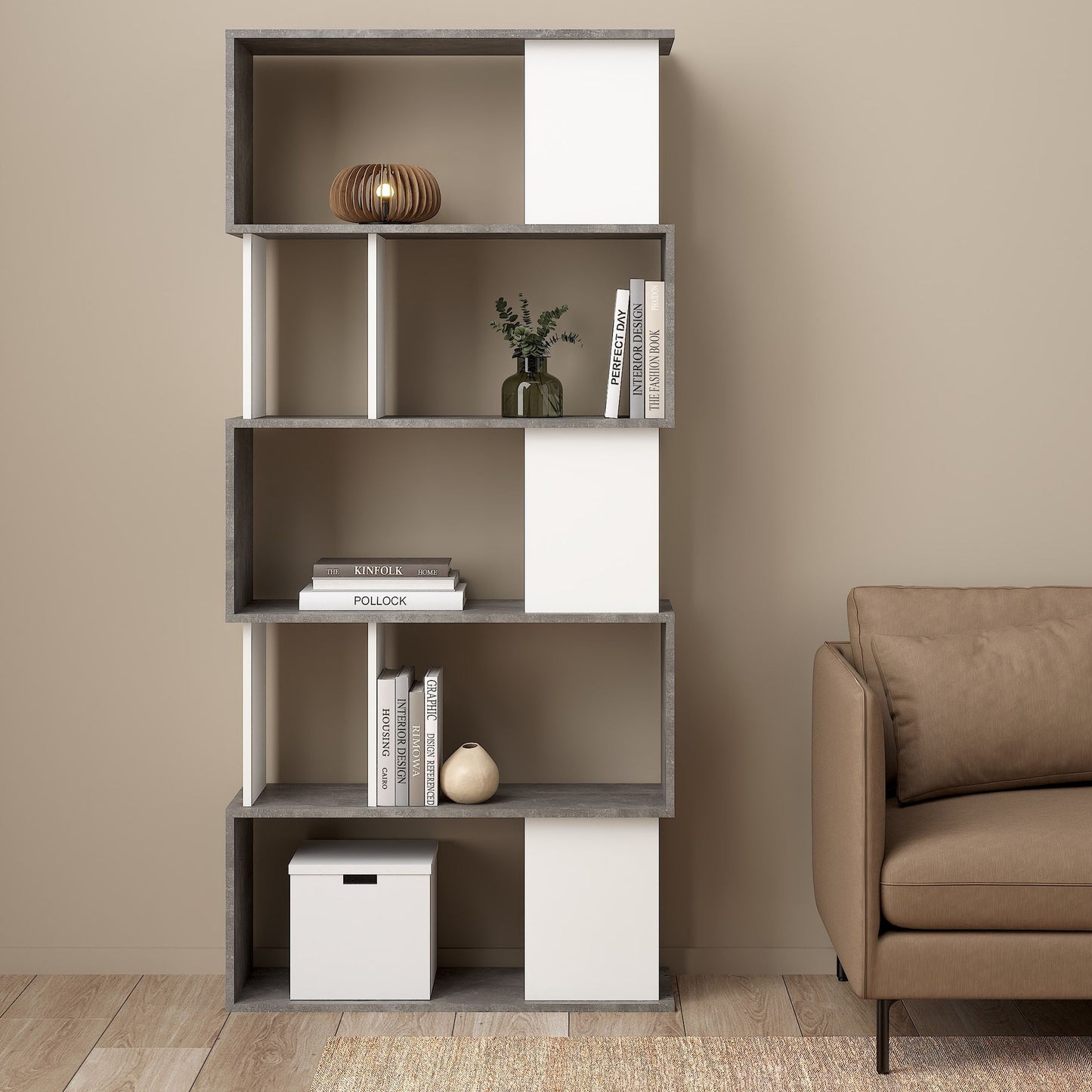 Maze Open Bookcase 4 Shelves