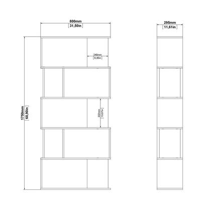 Maze Open Bookcase 4 Shelves