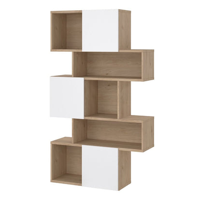 Maze Asymmetrical Bookcase with 3 Doors