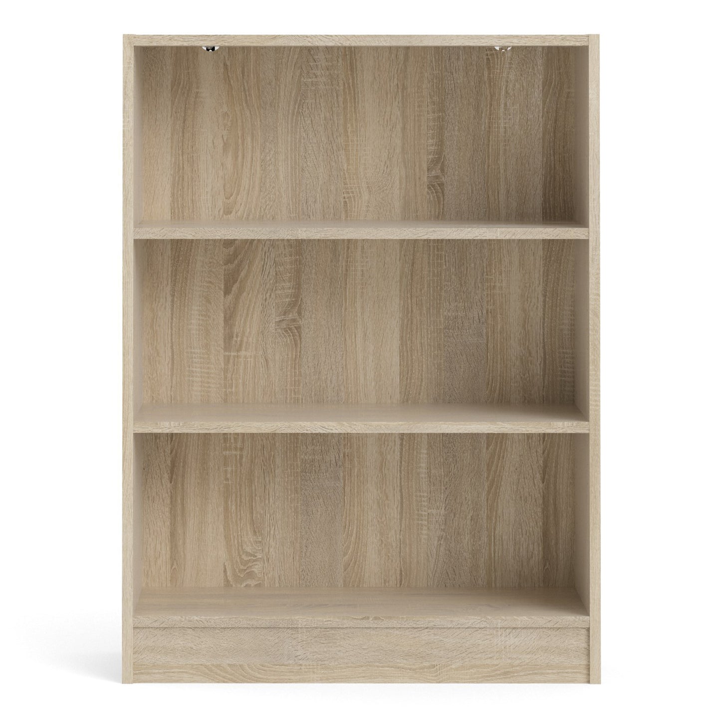 Basic Low Wide Bookcase (2 Shelves)