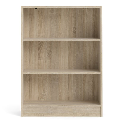 Basic Low Wide Bookcase (2 Shelves)