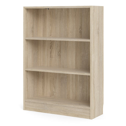 Basic Low Wide Bookcase (2 Shelves)