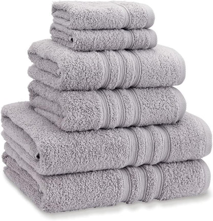 Catherine Lansfield Zero Twist Cotton 6 Piece Towel Bale Set