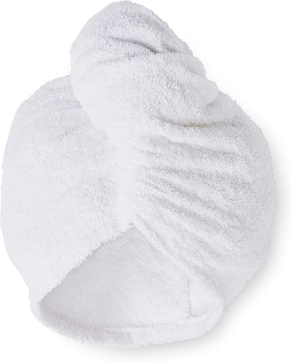 Catherine Lansfield Quick Dry Cotton Turbie Head Wrap Towel Pair