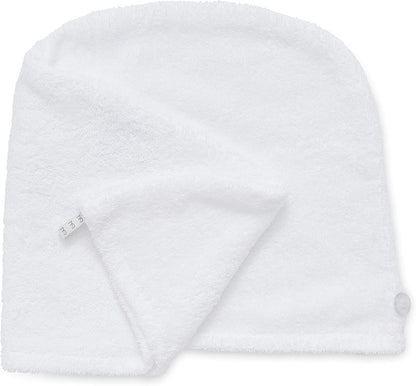 Catherine Lansfield Quick Dry Cotton Turbie Head Wrap Towel Pair