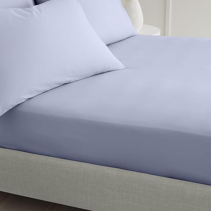 Bianca 200 Thread Count Cotton Percale Extra Deep Fitted Sheet