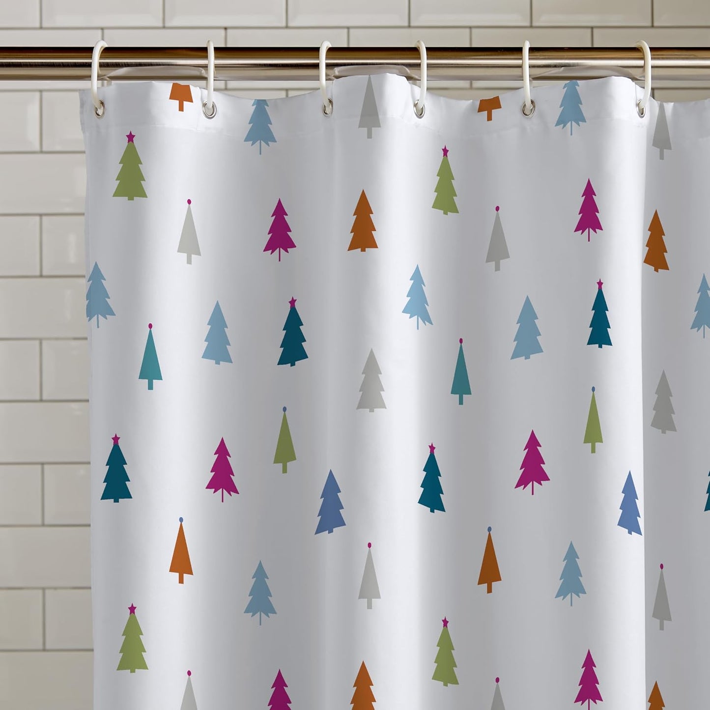 Catherine Lansfield Christmas Tree Shower Curtain